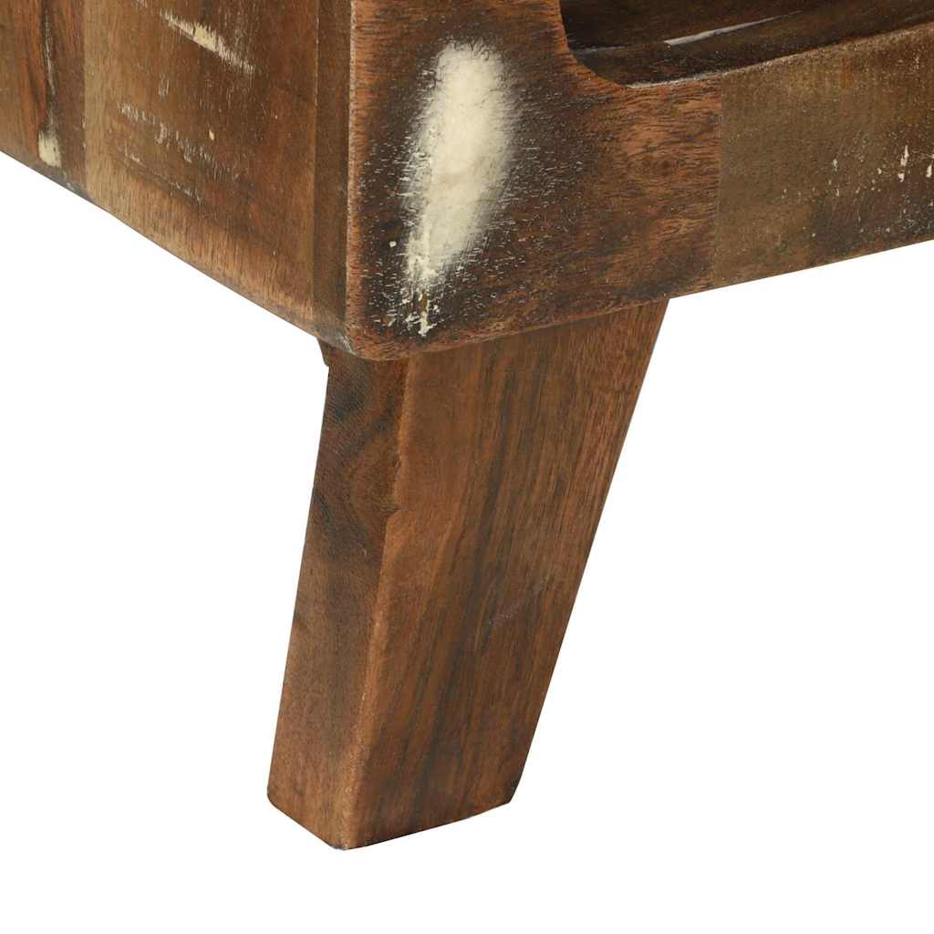 Tavolino da salotto 90 x 50 x 35 cm Legno Recuperato Massello