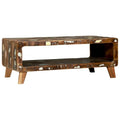 Tavolino da salotto 90 x 50 x 35 cm Legno Recuperato Massello