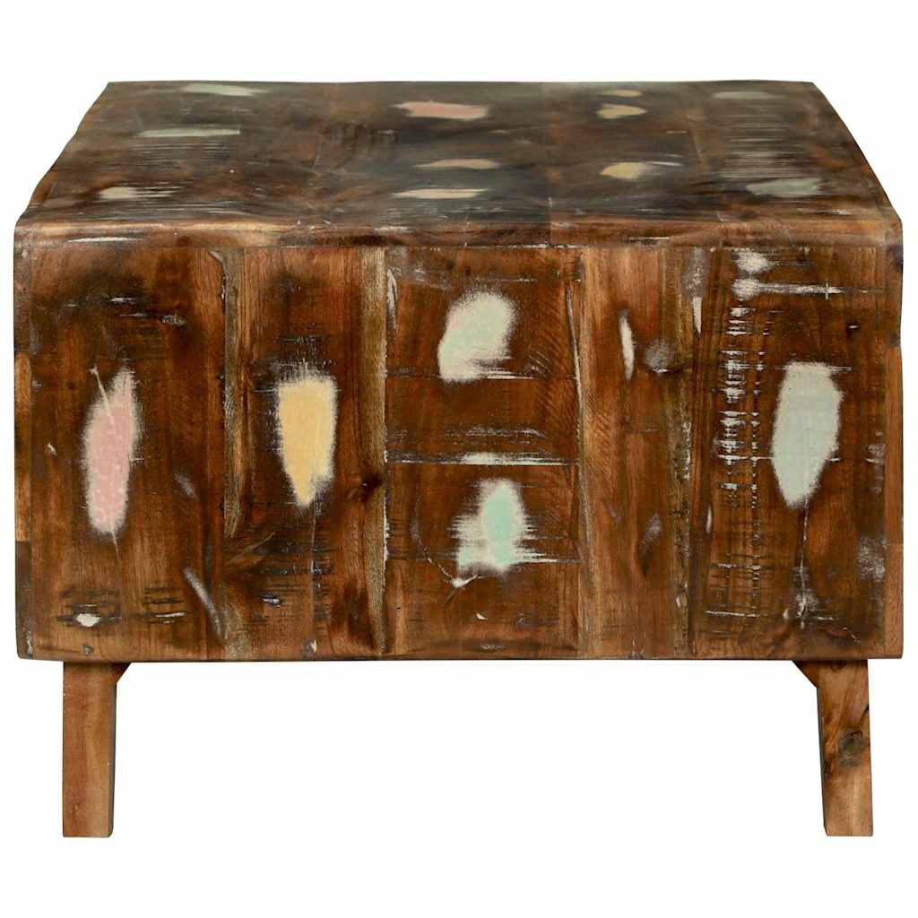 Tavolino da salotto 90 x 50 x 35 cm Legno Recuperato Massello