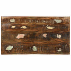 Tavolino da salotto 90 x 50 x 35 cm Legno Recuperato Massello