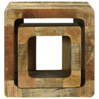 Unità TV 2 pcs Marrone 36 x 30 x 36 cm Legno di mango massello