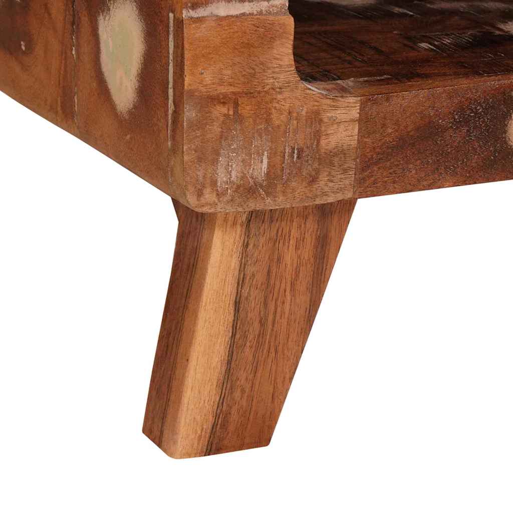 Tavolino Marrone 40 x 40 x 49 cm Legno Recuperato Massello