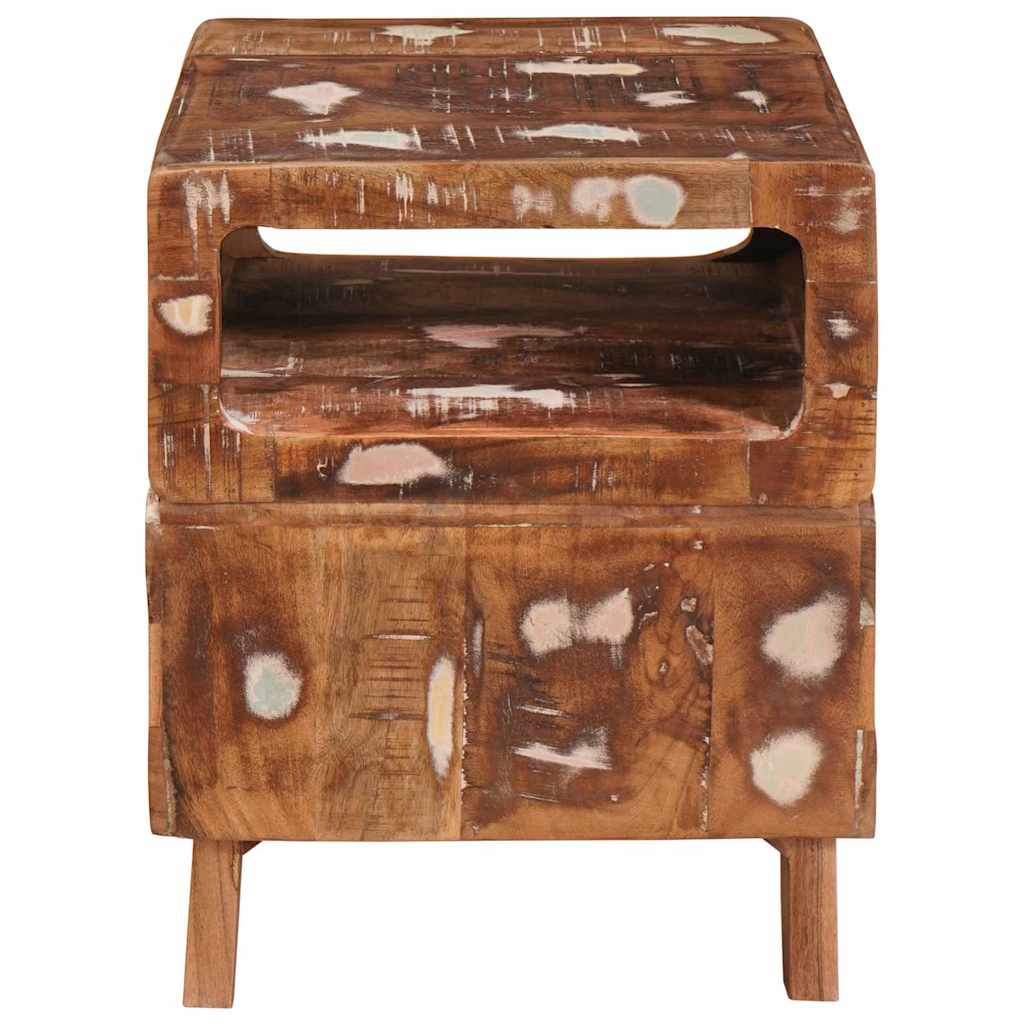 Tavolino Marrone 40 x 40 x 49 cm Legno Recuperato Massello