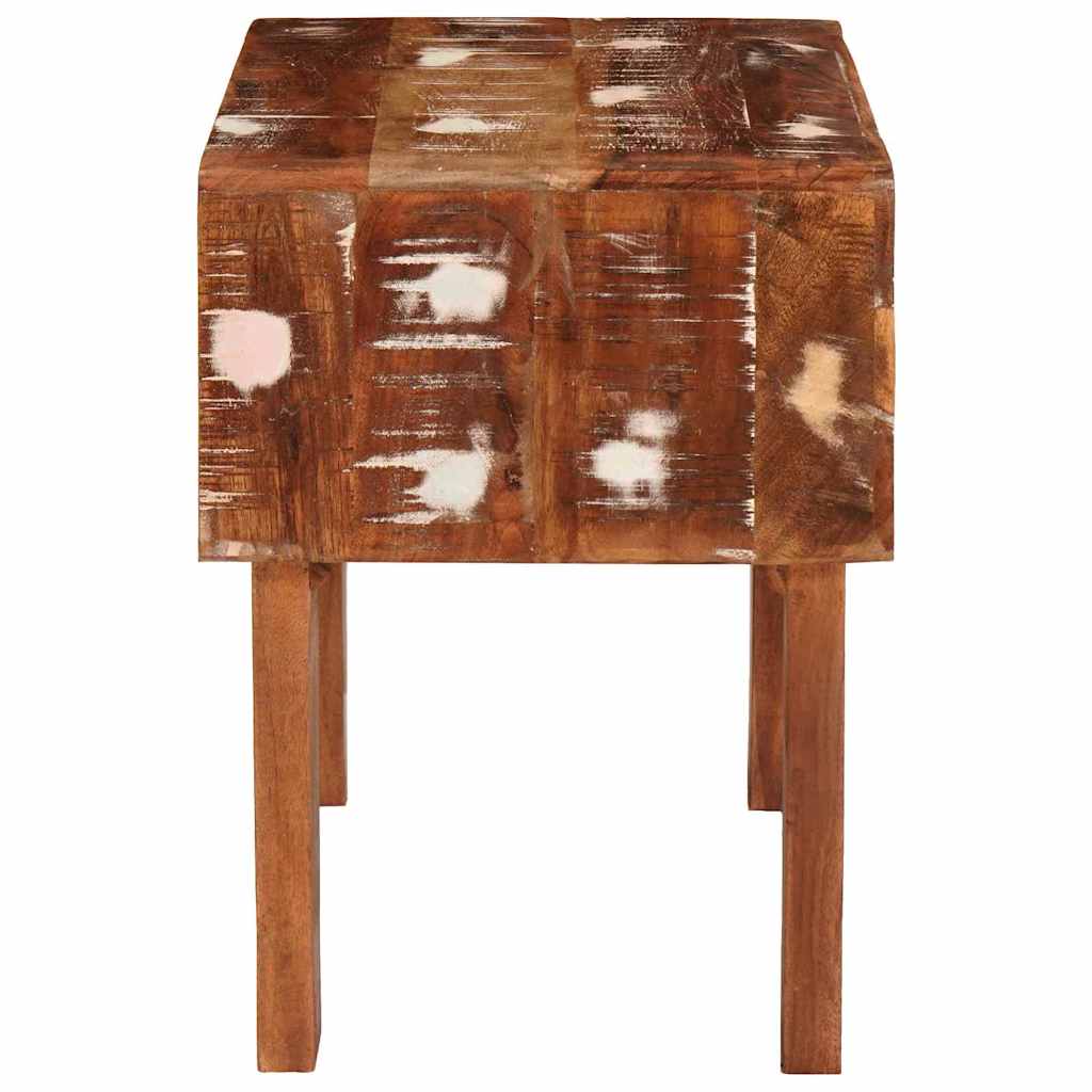 Tavolino Marrone 40 x 32 x 46 cm Legno Recuperato Massello