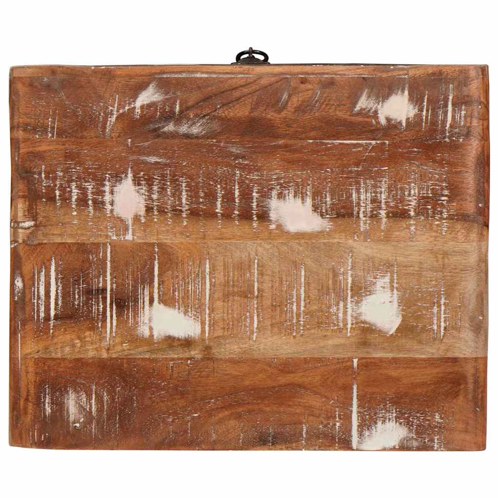 Tavolino Marrone 40 x 32 x 46 cm Legno Recuperato Massello