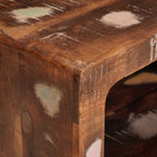 Comodino Marrone 45 x 30 x 24 cm Legno Recuperato Massello