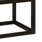 Credenza Beta Naturale 70 x 30 x 75 cm Legno di Acacia Massello