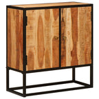 Credenza Beta Naturale 70 x 30 x 75 cm Legno di Acacia Massello