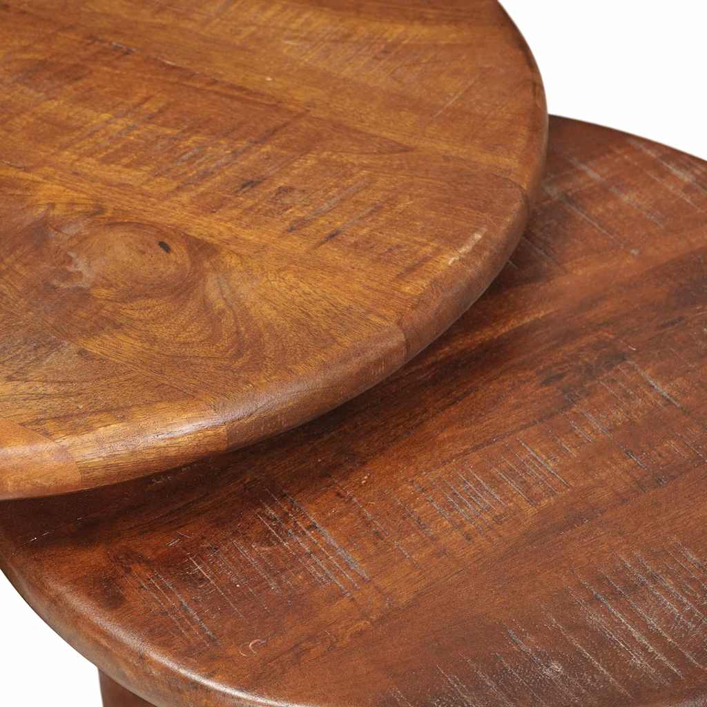 Tavoli da Caffè Nido 2 pcs Legno di mango massello