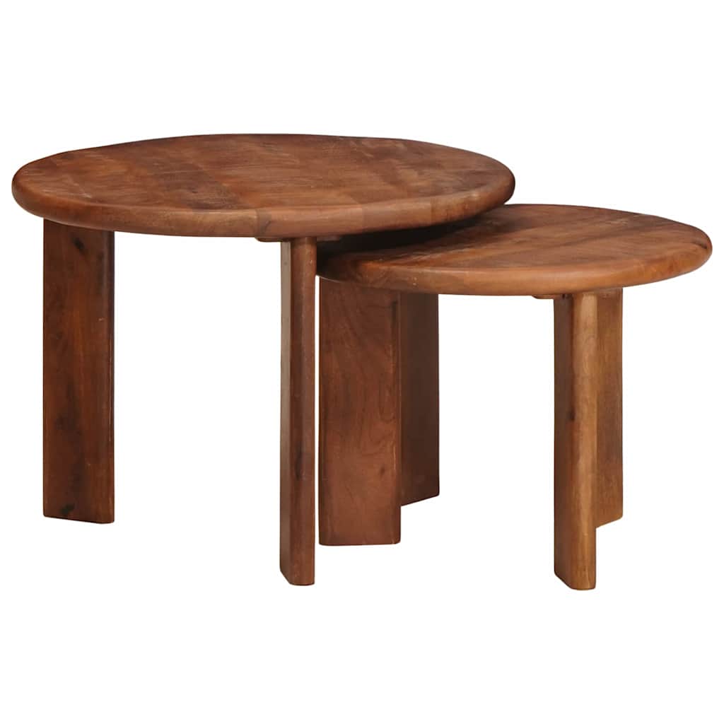 Tavoli da Caffè Nido 2 pcs Legno di mango massello
