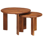 Tavoli da Caffè Nido 2 pcs Legno di mango massello