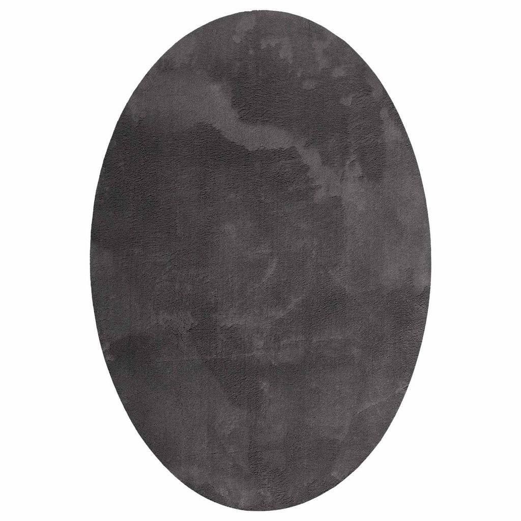 Tappeti per area HUARTE Antracite 140 x 200 cm 100% Poliestere