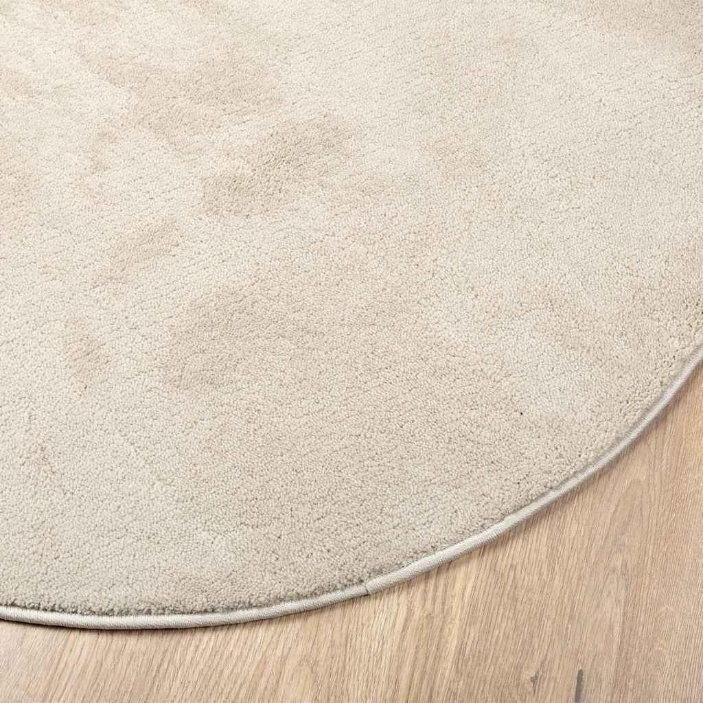 Tappeti per area Ovale HUARTE Beige 120 x 170 cm