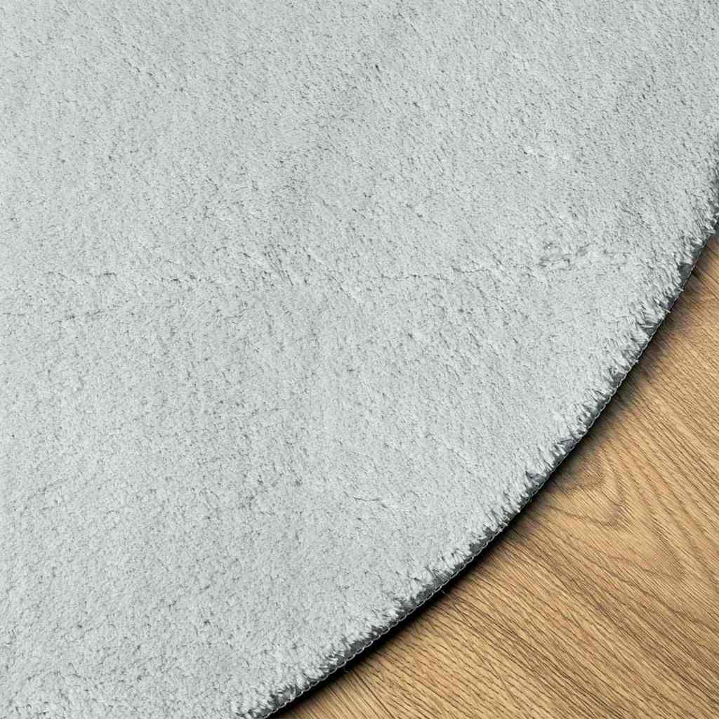 Tappeti per area Ovale HUARTE Grigio 80 x 150 cm