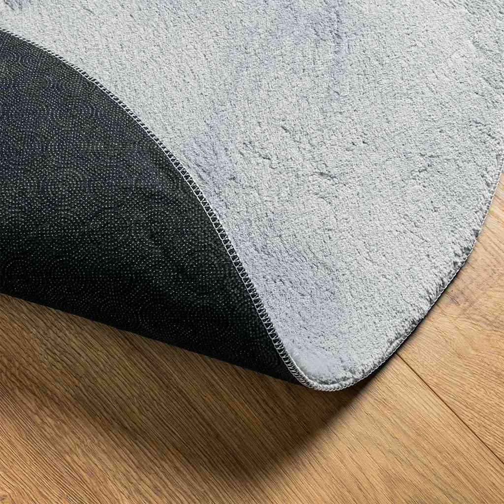 Tappeti per area Ovale HUARTE Grigio 80 x 150 cm