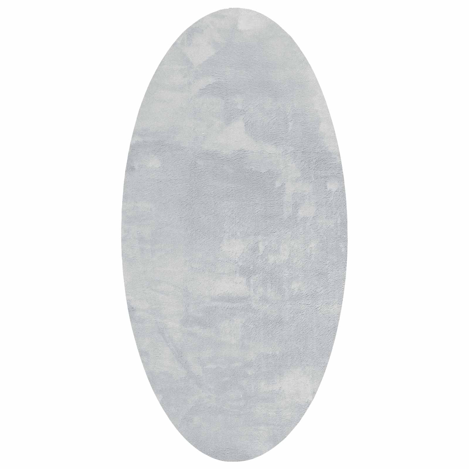 Tappeti per area Ovale HUARTE Grigio 80 x 150 cm