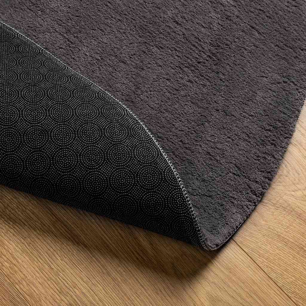 Tappeti per area HUARTE Antracite 160 x 230 cm Poliestere
