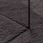 Tappeti per area HUARTE Antracite 160 x 230 cm Poliestere