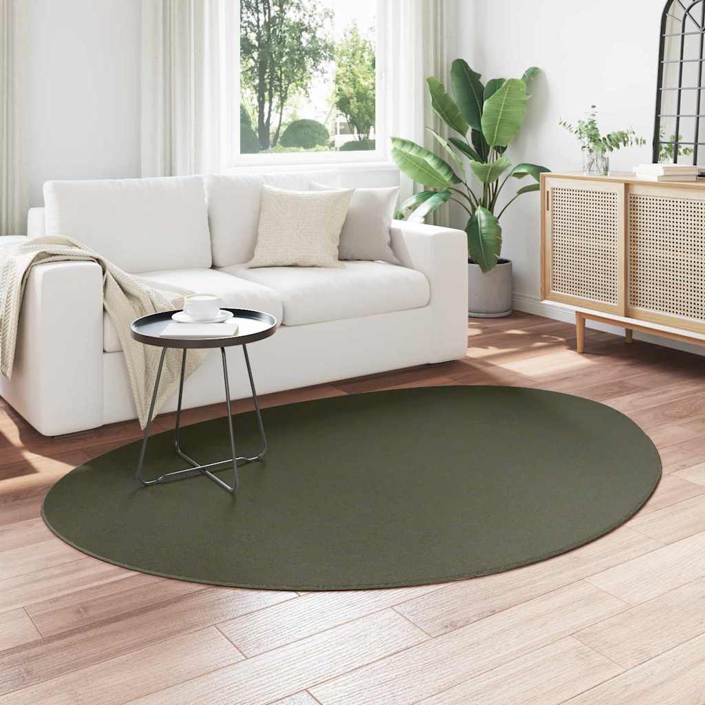 Tappeti per area HUARTE Verde foresta 140 x 200 cm Poliestere