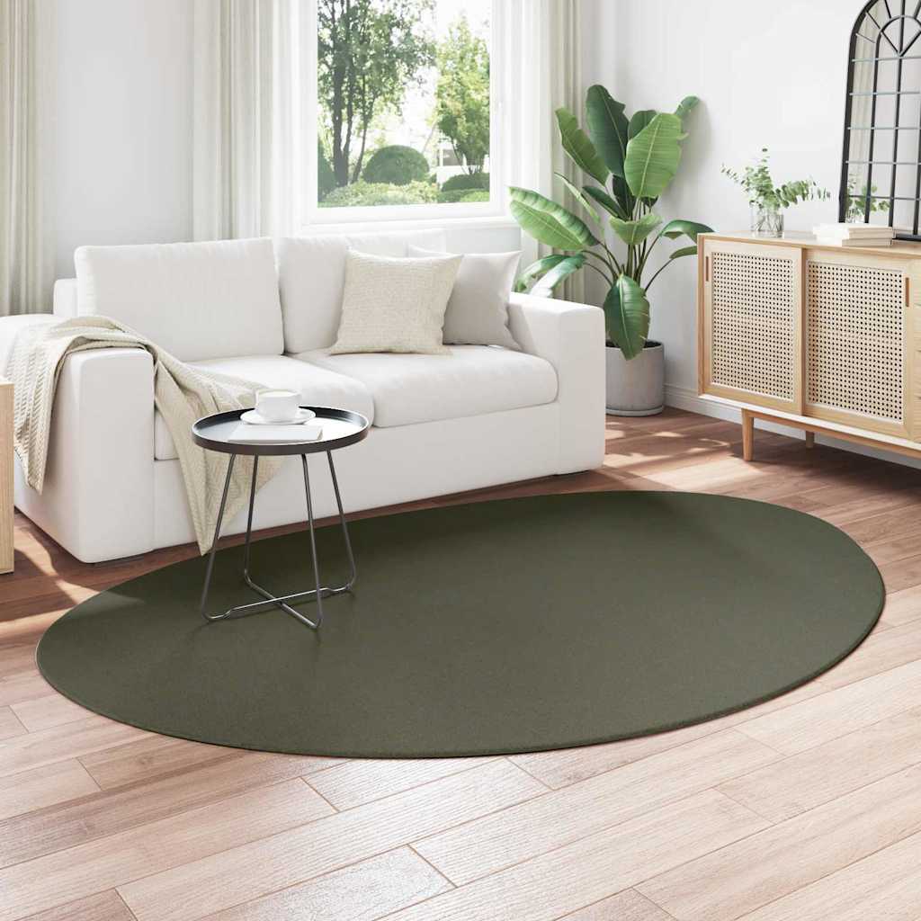 Tappeti per area HUARTE Verde foresta 160 x 230 cm Poliestere