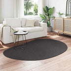 Tappeti per area HUARTE Antracite 140 x 200 cm Poliestere