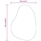 Tappeti per area HUARTE Crema 160 x 230 cm Poliestere