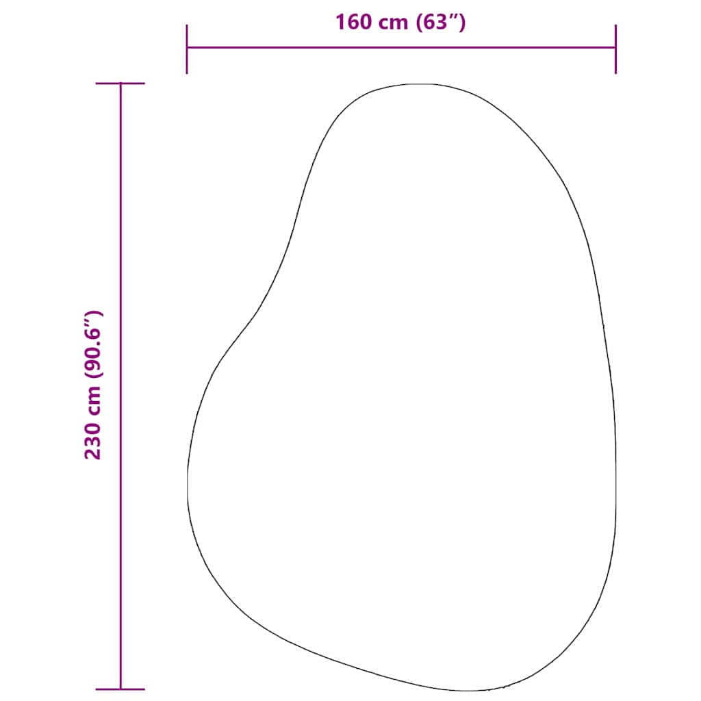 Tappeti per area HUARTE Crema 160 x 230 cm Poliestere