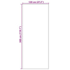 Tappetino Altro Verde e Nero 120 x 300 cm Poliammide e PVC