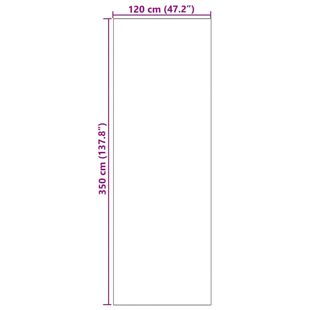Tappetino Altro Verde e Nero 120 x 350 cm Poliammide e PVC