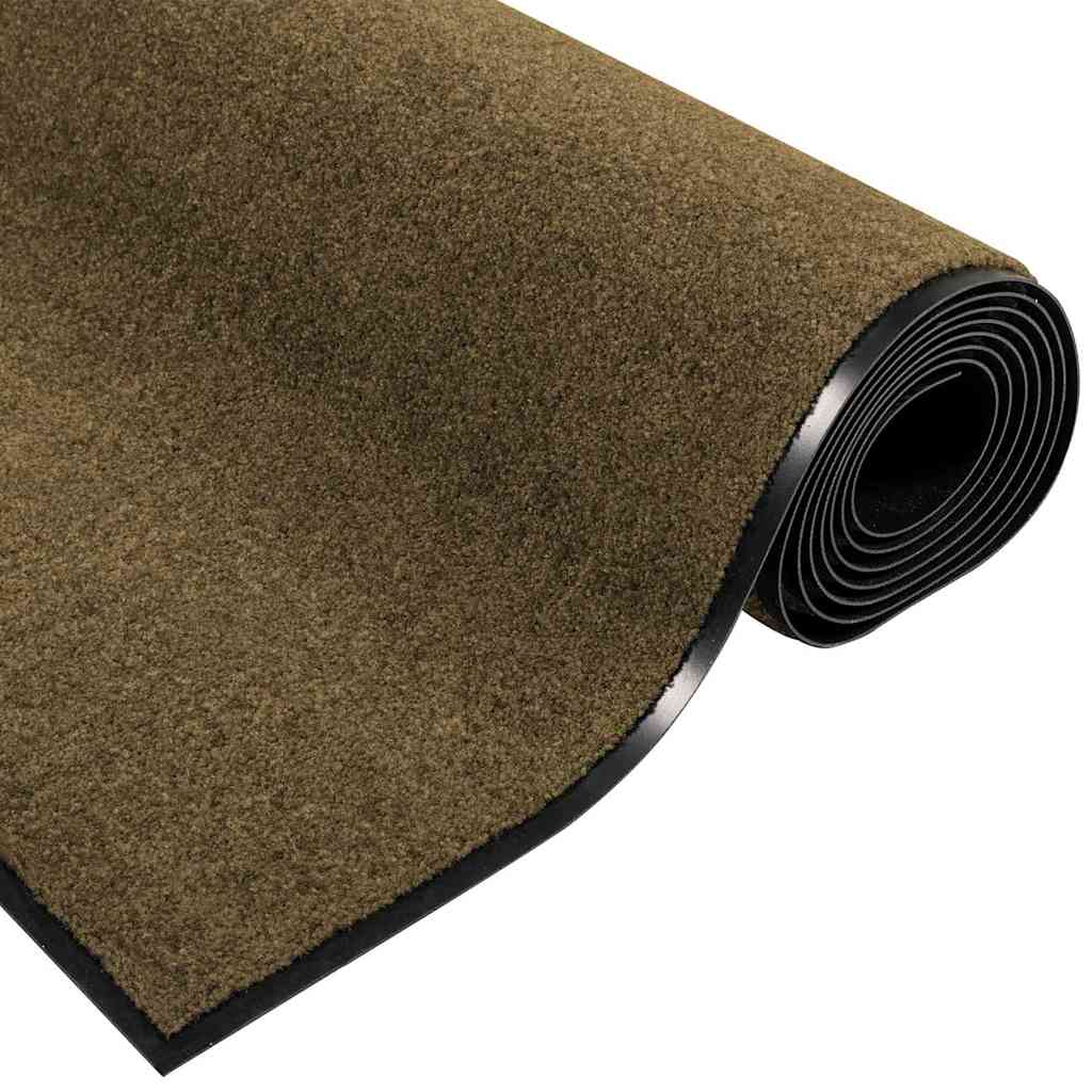 Tappetino Altro Marrone e Nero 120 x 300 cm Poliammide e PVC