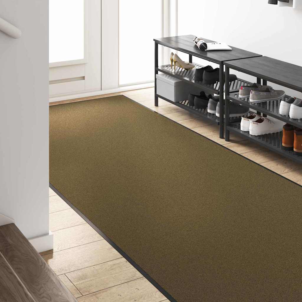 Tappetino Altro Marrone e Nero 120 x 300 cm Poliammide e PVC