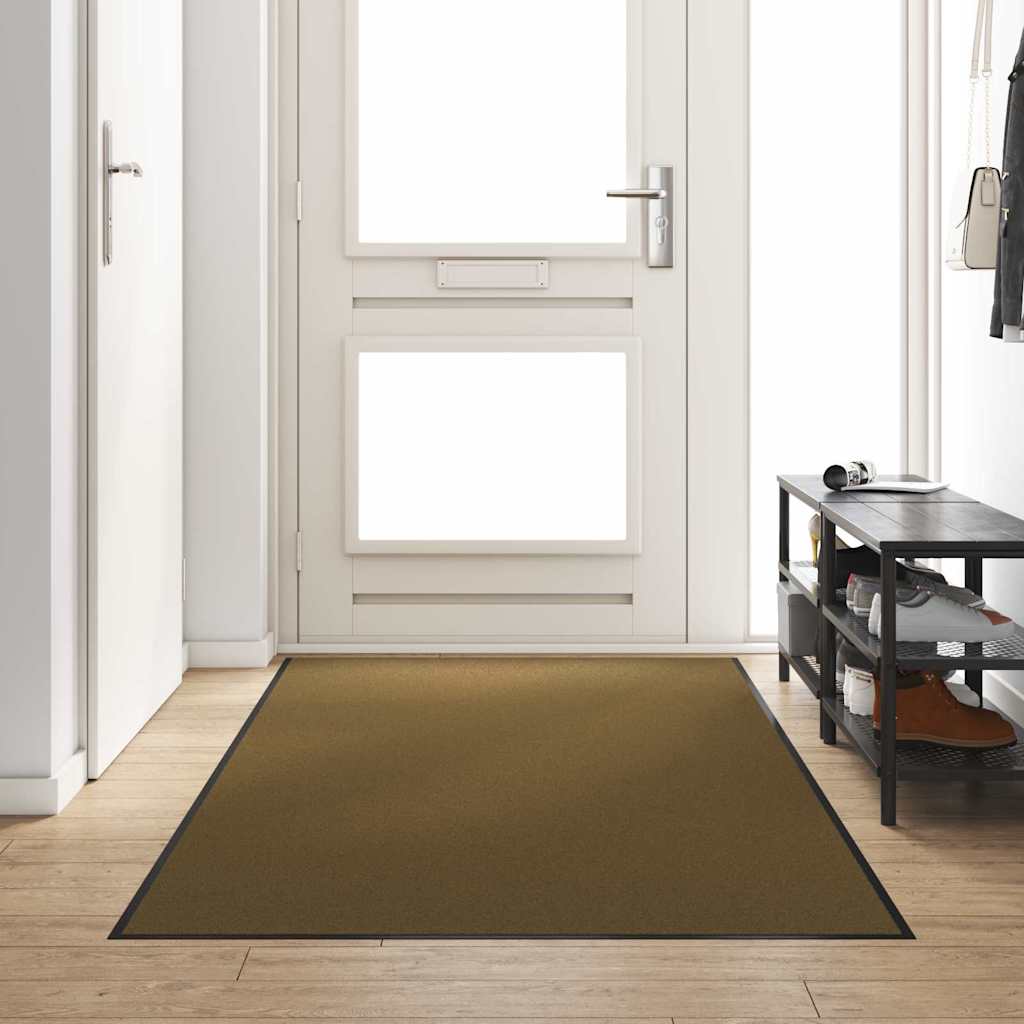 Tappetino Altro Marrone e Nero 120 x 300 cm Poliammide e PVC