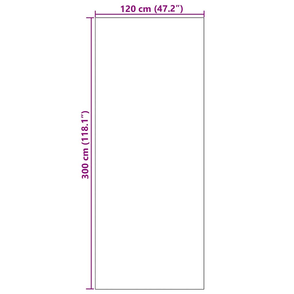 Tappetino Altro Marrone e Nero 120 x 300 cm Poliammide e PVC