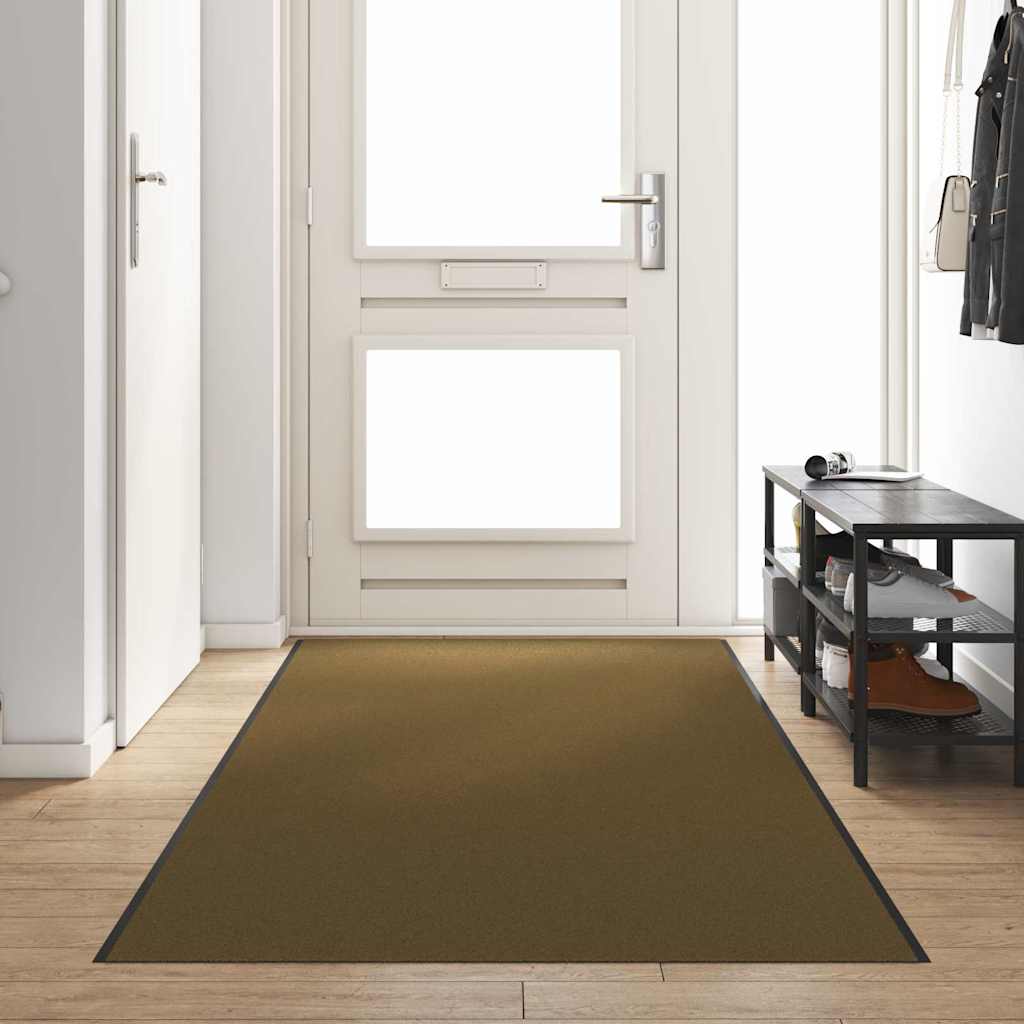 Tappetino Altro Marrone e Nero 120 x 350 cm Poliammide e PVC