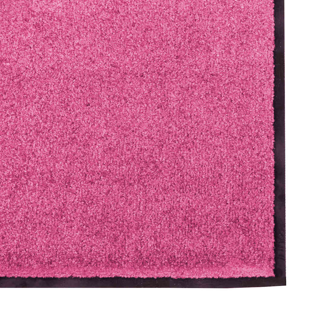 Tappetino Rosa e Nero 120 x 300 cm 100% Poliammide