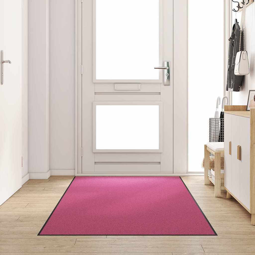 Tappetino Rosa e Nero 120 x 300 cm 100% Poliammide