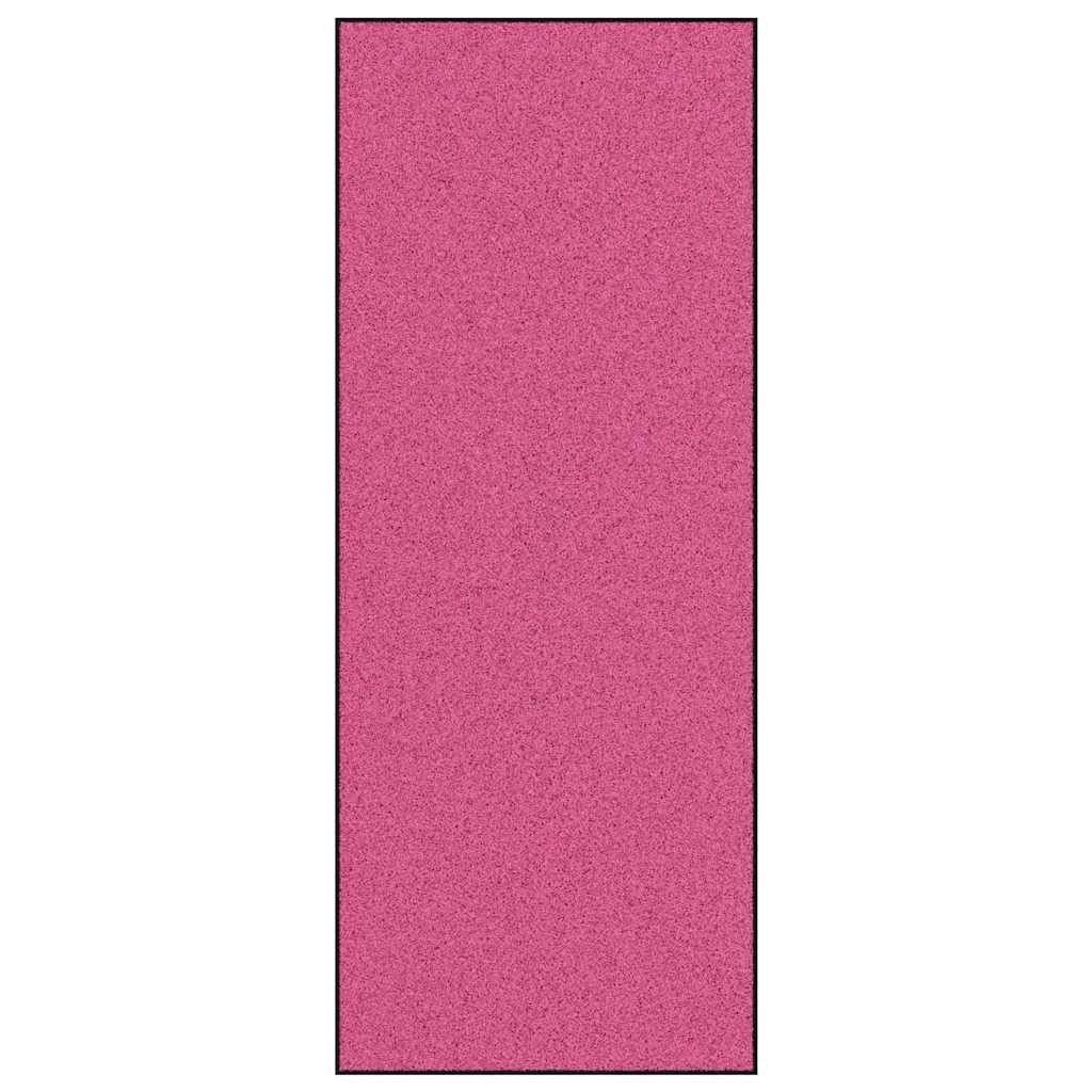 Tappetino Rosa e Nero 120 x 300 cm 100% Poliammide