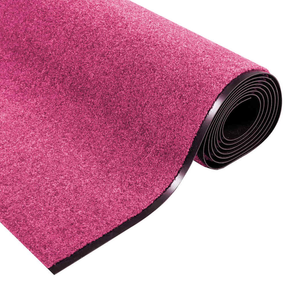 Tappetino Altro Rosa e Nero 120 x 400 cm Poliammide e PVC