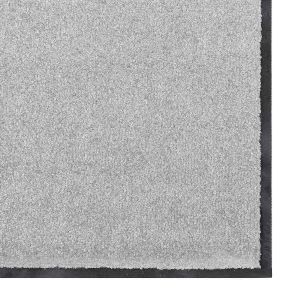 Tappetino Grigio e Nero 60 x 180 cm 100% Poliammide