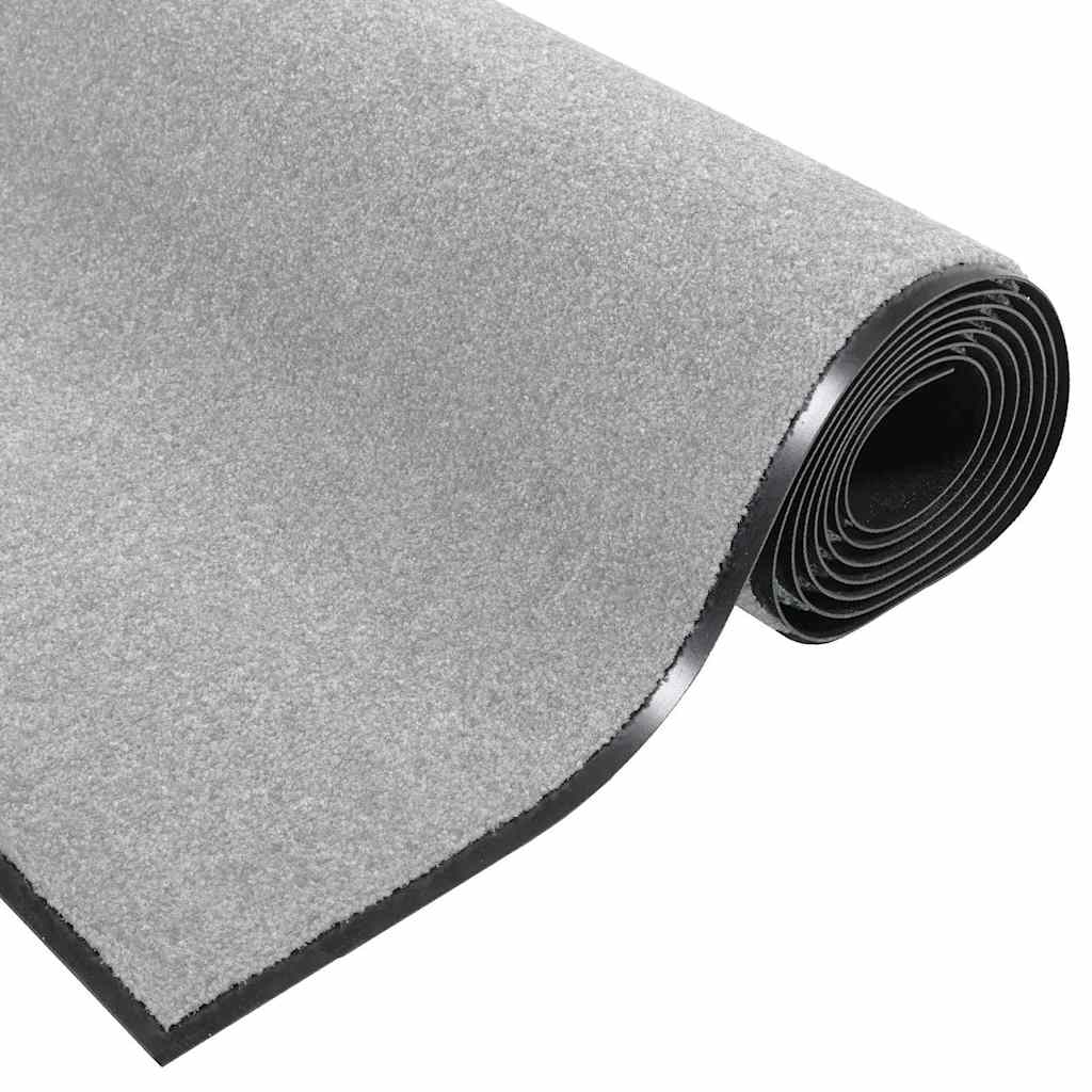 Tappetino Grigio e Nero 120 x 300 cm 100% Poliammide