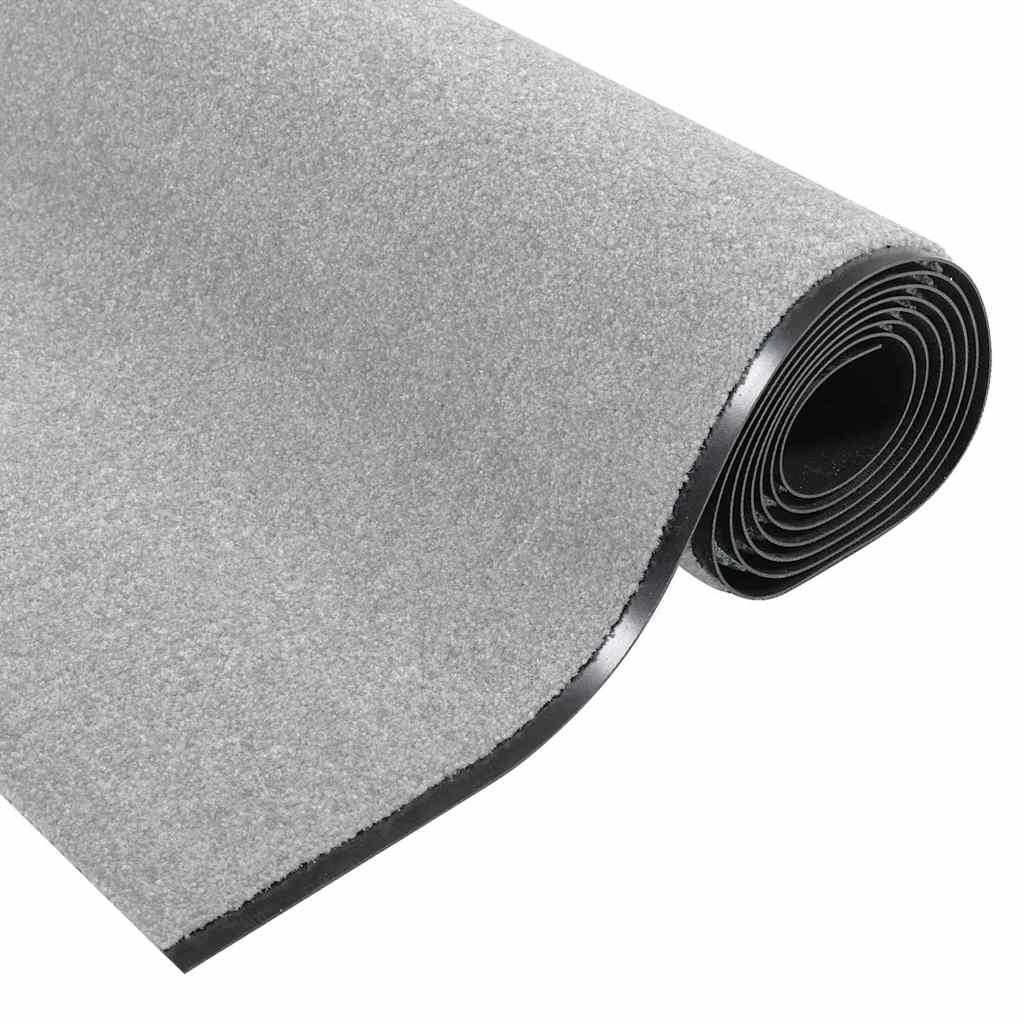 Tappetino Grigio e Nero 120 x 400 cm 100% Poliammide