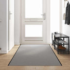 Tappetino Grigio e Nero 120 x 400 cm 100% Poliammide