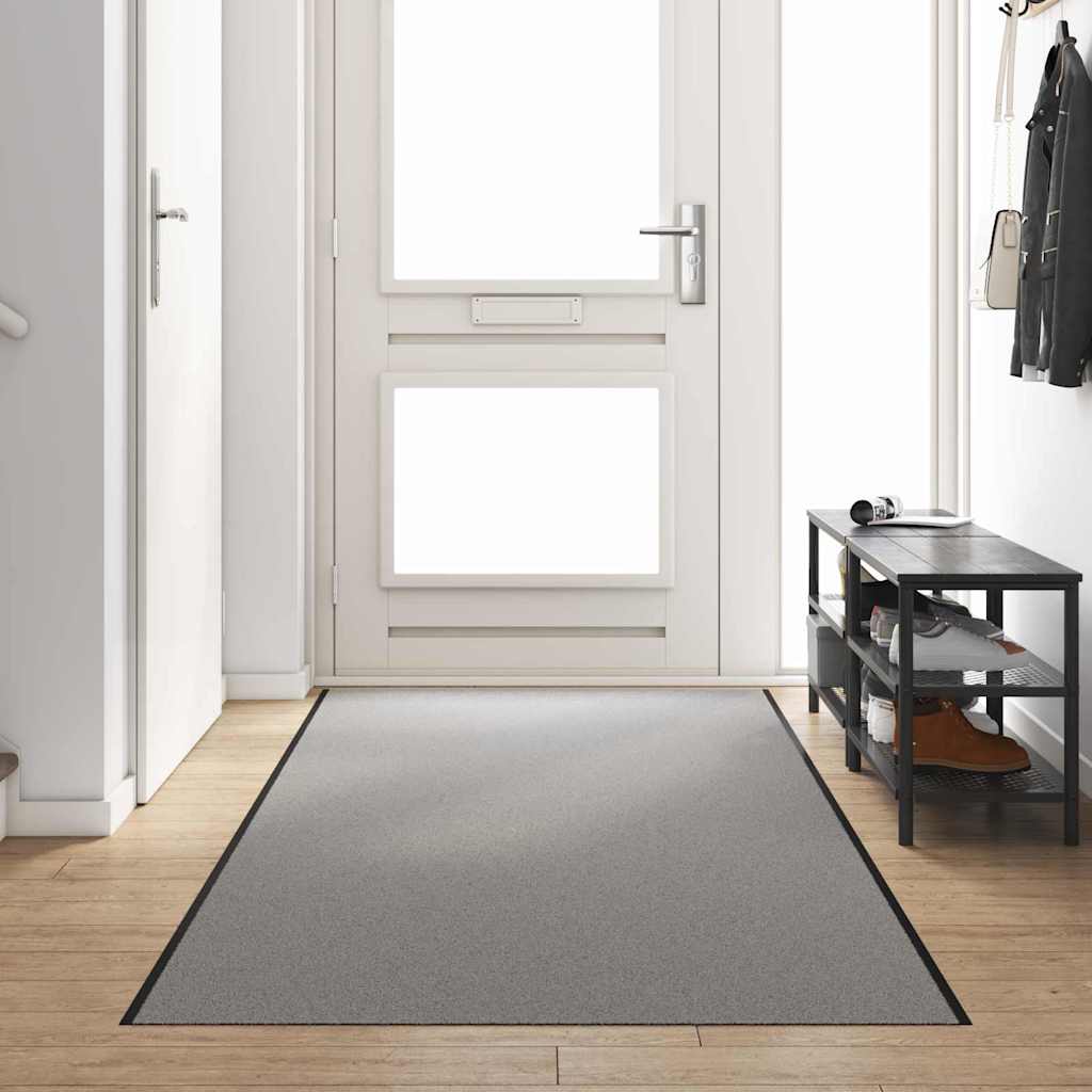 Tappetino Grigio e Nero 120 x 400 cm 100% Poliammide