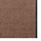 Tappetino Marrone e Nero 120 x 350 cm 100% Poliammide