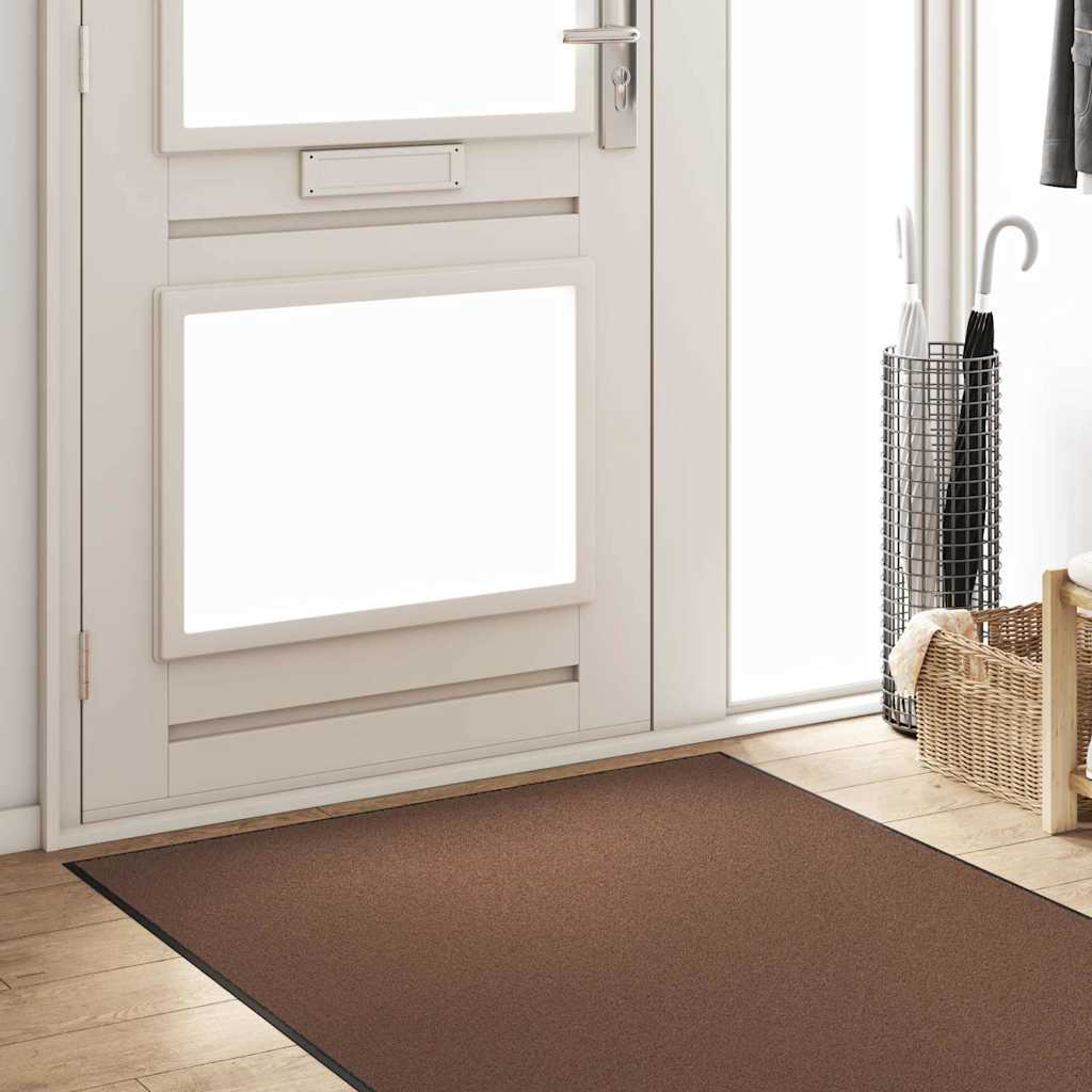 Tappetino Marrone e Nero 120 x 350 cm 100% Poliammide