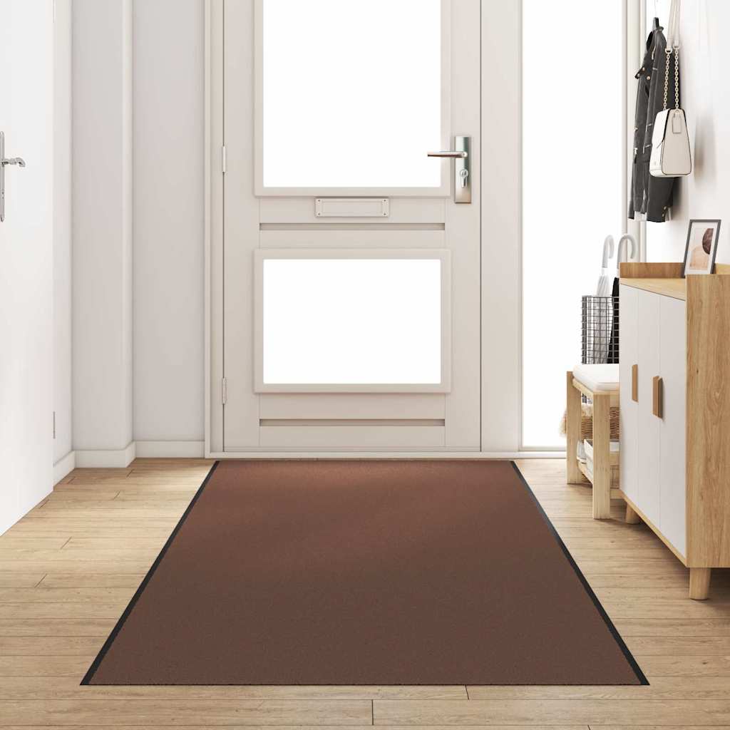 Tappetino Marrone e Nero 120 x 350 cm 100% Poliammide