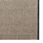 Tappetino Beige e Nero 120 x 350 cm 100% Poliammide