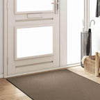 Tappetino Beige e Nero 120 x 350 cm 100% Poliammide