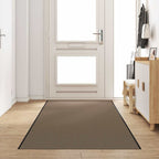 Tappetino Beige e Nero 120 x 350 cm 100% Poliammide