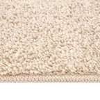 Tappeto Shaggy Antiscivolo Crema 120 x 120 cm PP